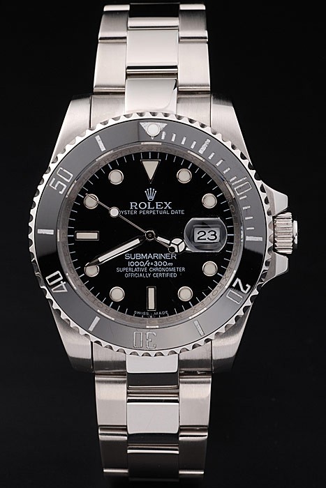 Repliche Rolex Submariner Quadrante nero in ceramica nera