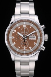 Mido Multifort Stainless Steel Bezel Brown Dial 80283