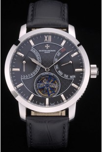 Vacheron Constantin Luxury Leather Replica Orologi 80229