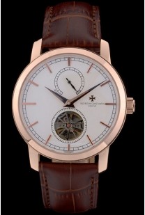 Vacheron Constantin Luxury Leather Replica Orologi 80166