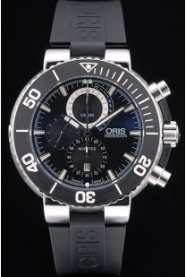 Oris Limited Edition Carlos Coste Black Rubber Strap 7893