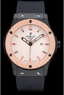 Hublot Big Bang Black Rubber Strap Beige Dial 80200