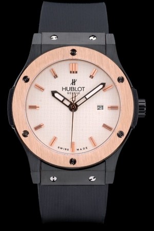 Hublot Big Bang Black Rubber Strap Beige Dial 80200