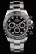 Rolex Daytona Stainless Steel Black Enameled Black Dial