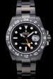 Rolex Swiss Explorer Black Ceramic Bezel Black Dial Tachymeter