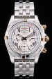 Swiss Breitling Certifie Stainless Steel Bezel White Dial 80289