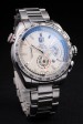 Tag Heuer Carrera Tachymeter Bezel White Dial Stainless Steel Strap