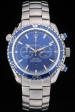 Omega Seamaster Planet Ocean Blue Tachymeter Blue Dial Stainless Steel Strap 80239